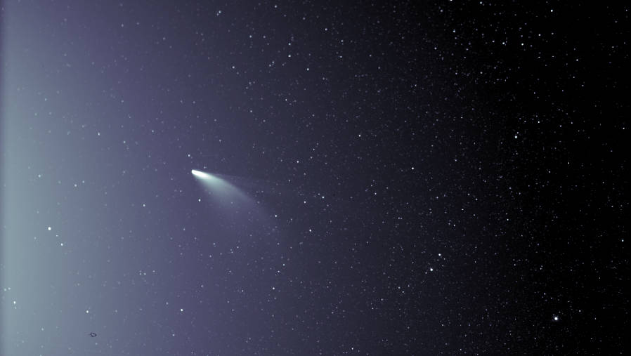 La cometa Neowise in uno scatto di Parker