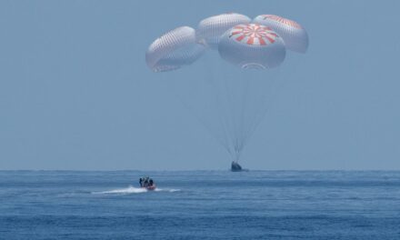 Lo splashdown della Crew Dragon