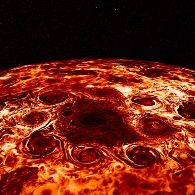 Geometrie tempestose su Giove