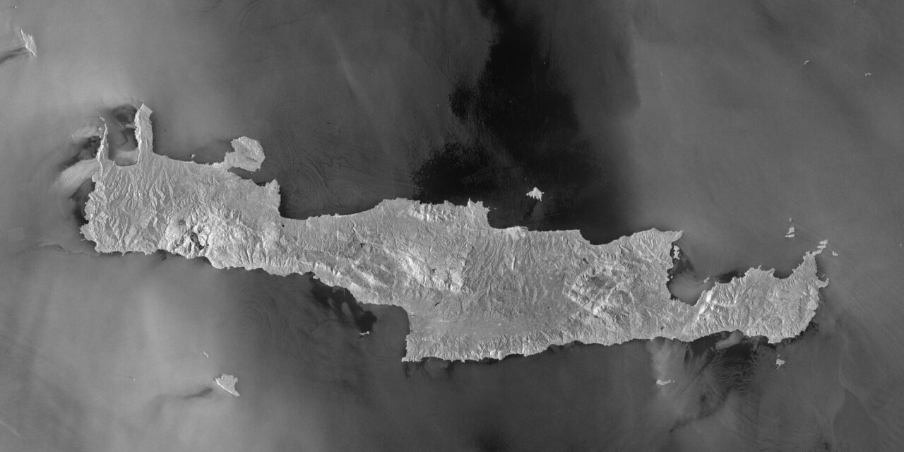 Sentinel-1 immortala l’isola di Creta