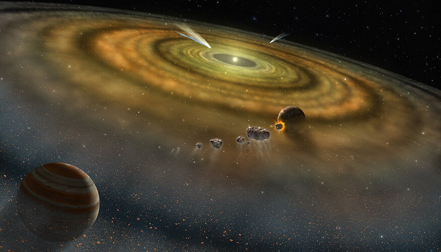 Sistema solare, solo 200mila anni per la sua formazione