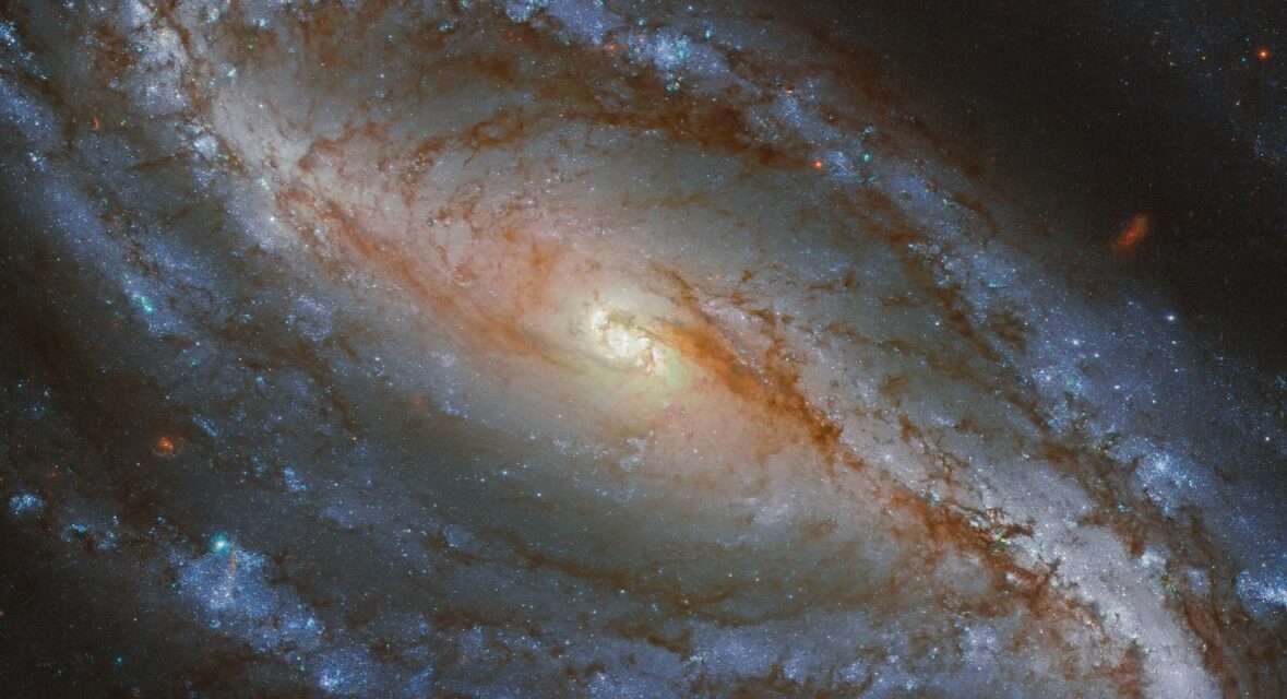 Un ‘vortice’ galattico per Hubble