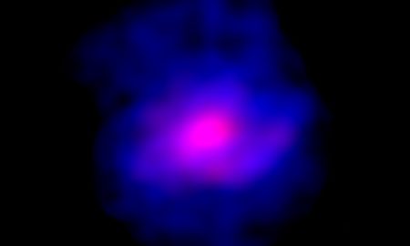 Ritratto di un'evoluta giovane galassia