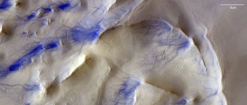 Cassis riprende le tracce dei “dust devils” di Marte