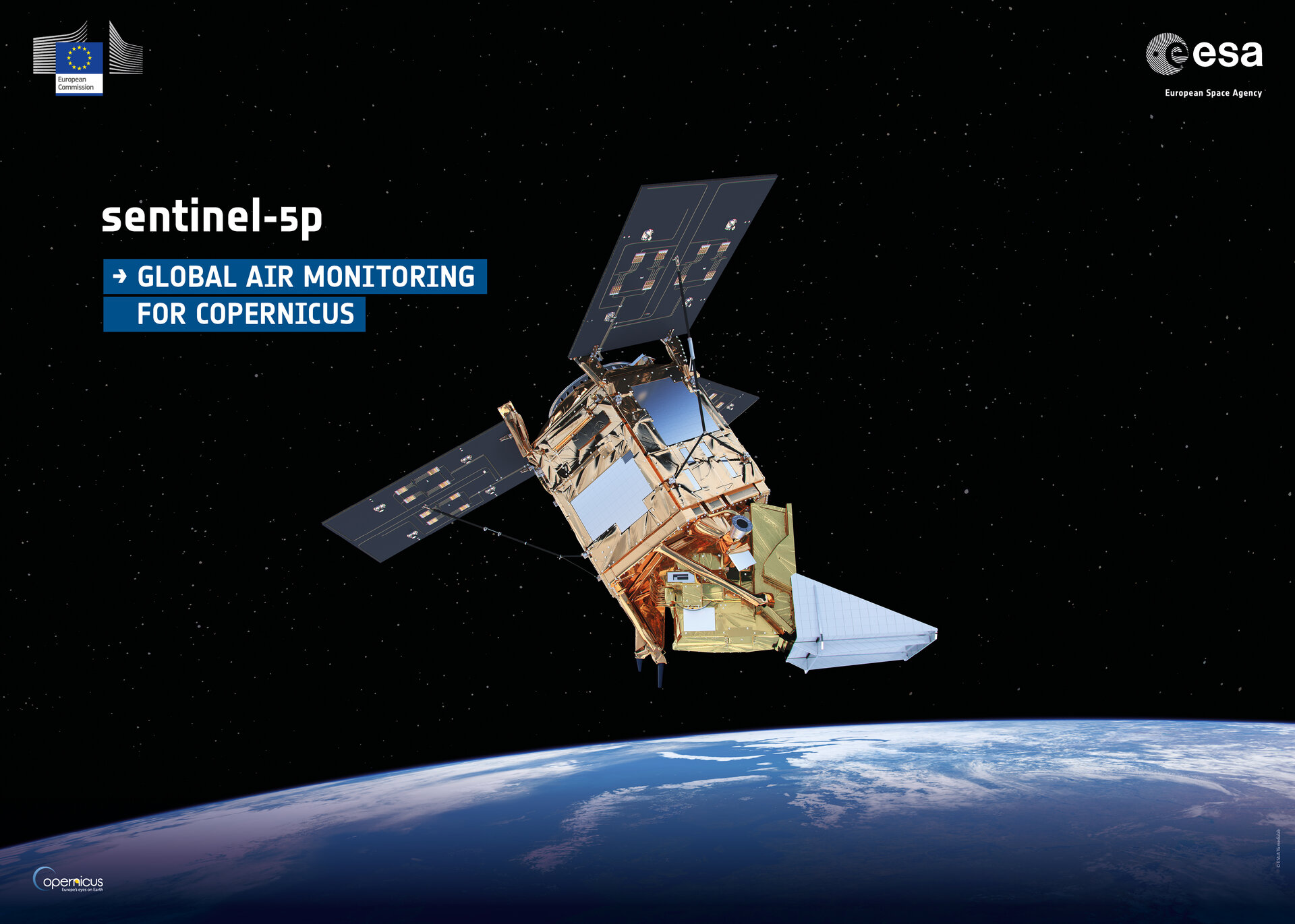 Sentinel-5P, un satellite contro l’inquinamento ambientale
