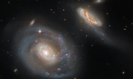 Coppia galattica per Hubble