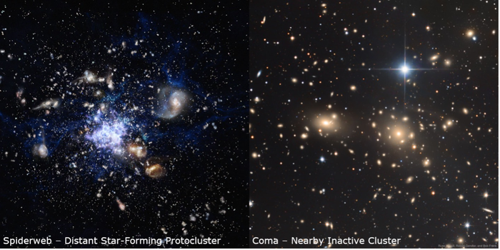 Scoperto un nuovo protocluster “anomalo”