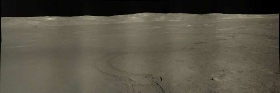 Una cartolina lunare che testimonia il viaggio di Yutu 2