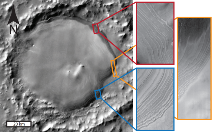 Marte, nel ghiaccio tracce del suo passato