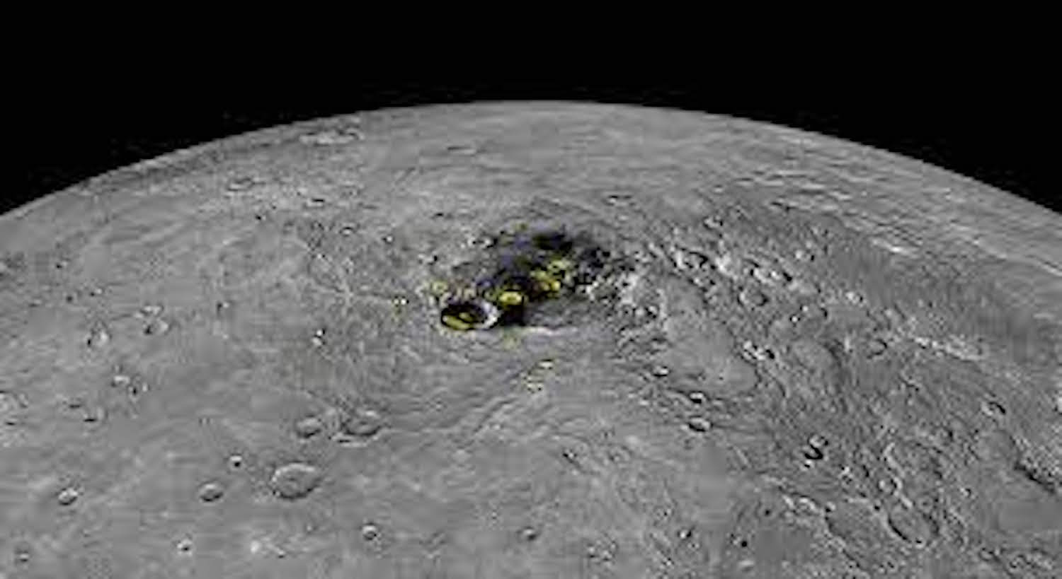 I crateri ghiacciati di Mercurio