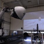Roberto Vittori simula un atterraggio critico sul Polo Sud della Luna
