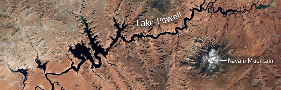 La siccità minaccia il lago Powell