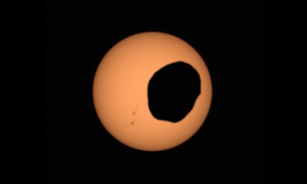 Eclissi solare di Phobos per Perseverance