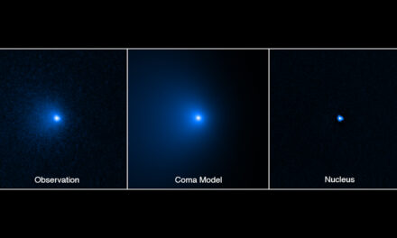 Hubble immortala una cometa da record