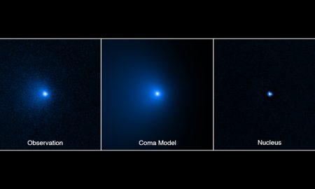 Hubble immortala una cometa da record