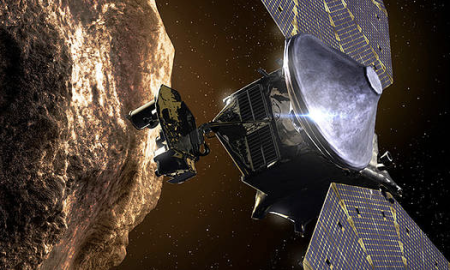 La sonda Lucy riprende l'eclissi totale di Luna