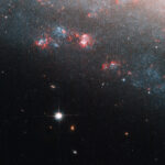 Dettaglio di Hubble sulla galassia bucata