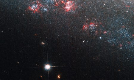 Dettaglio di Hubble sulla galassia bucata