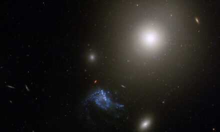Una strana coppia nello scatto di Hubble