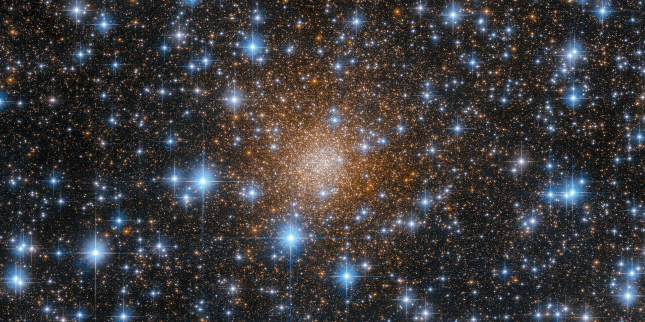 Un cluster scintillante nel mirino di Hubble