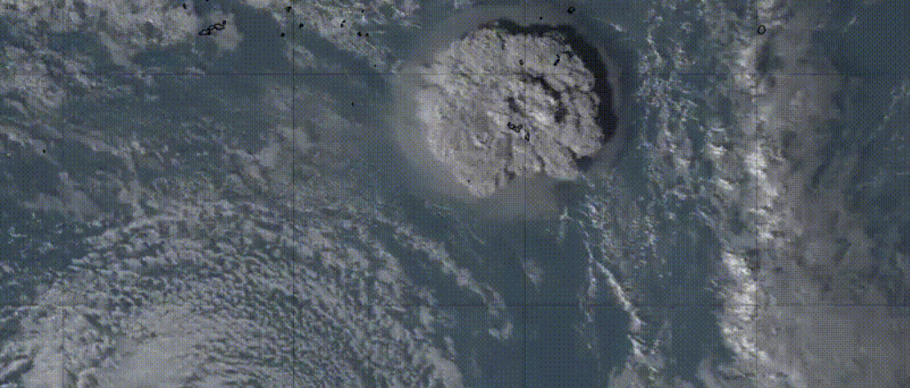 Lo “tsunami” sonoro del Tonga