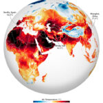 Roventi ondate di calore: battuti record di lunga data