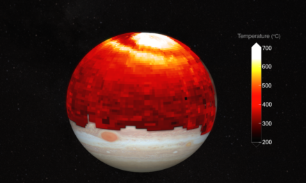 Ondata di calore su Giove