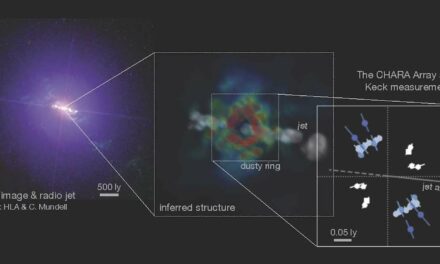 Osservato l’inafferrabile anello di polvere più interno di un buco nero