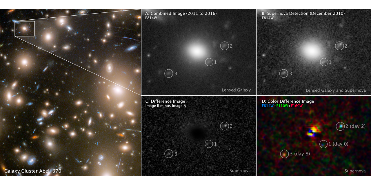 Le fasi di un’antica esplosione in un’immagine di Hubble