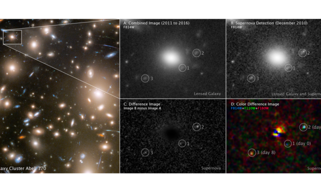 Le fasi di un’antica esplosione in un’immagine di Hubble