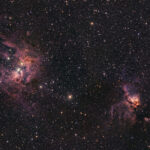 ‘Vista’ su due nebulose scintillanti