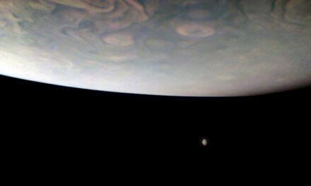 Io e Callisto nella foto di famiglia di Juno
