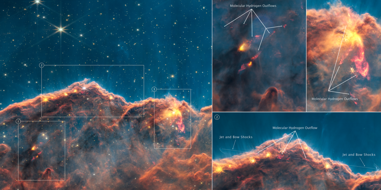 Svelati i ‘segreti’ delle Scogliere Cosmiche