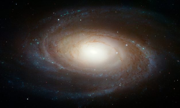 Una galassia con la ‘coda’