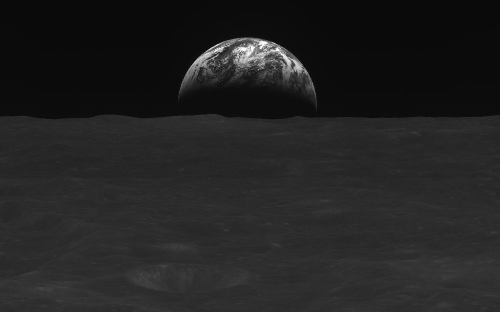 Terra e Luna negli scatti di Danuri