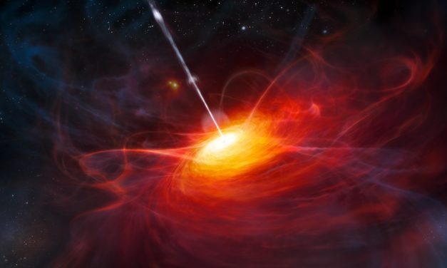 Immortalato un quasar da record
