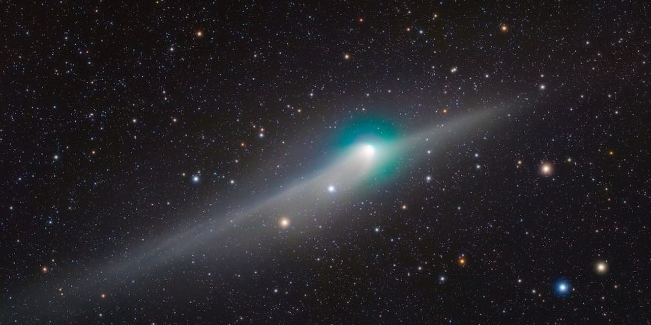 La chioma verde della cometa di Neanderthal