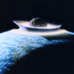 L’impatto di un asteroide al rallentatore