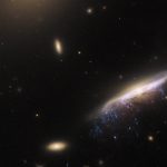 Una galassia ‘sgocciolante’