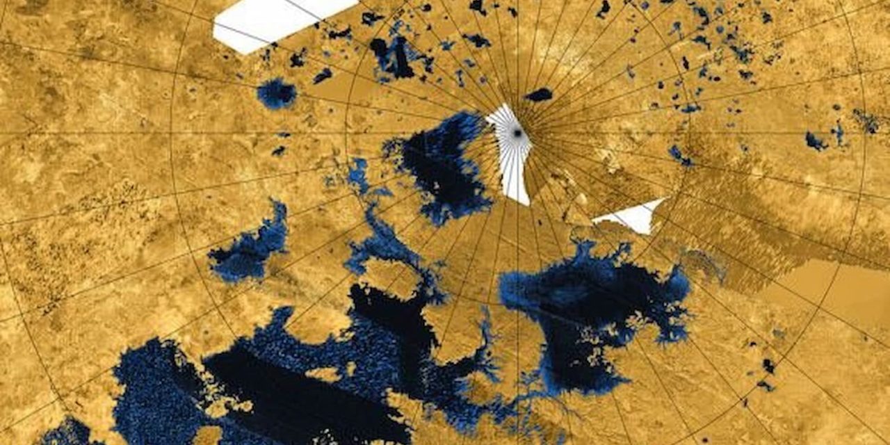 Un idrovolante nei cieli di Titano