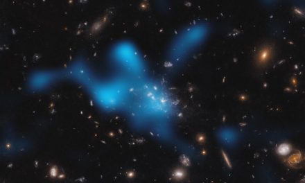 La nascita di un ammasso di galassie nel giovane universo