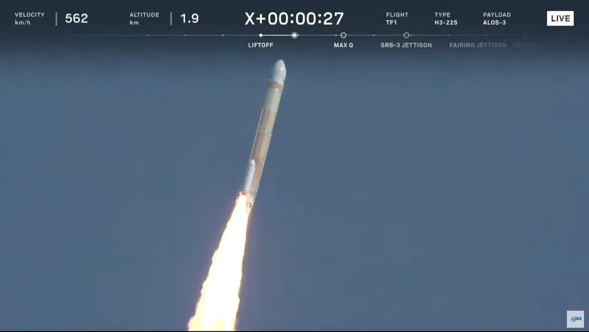 Il nipponico H3 si alza in volo ma il secondo stadio non si accende