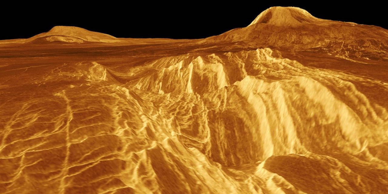 Venere, una mappa record con 85.000 vulcani