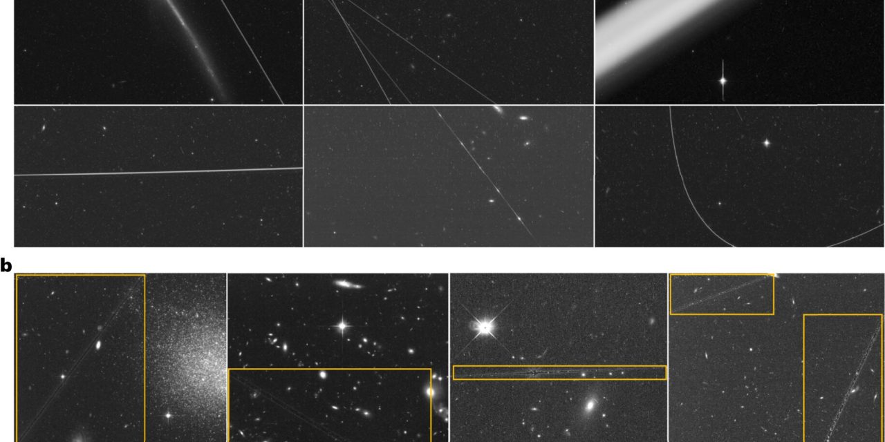 Tracce indesiderate nelle foto di Hubble