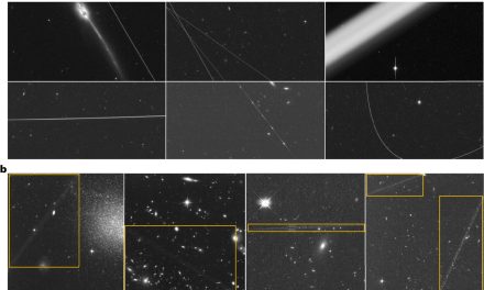 Tracce indesiderate nelle foto di Hubble