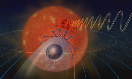 Possibile campo magnetico per un esopianeta terrestre