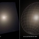 M87 galassia gigante immortalata in 3D