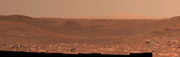 Marte, il cratere Belva negli occhi di Perseverance