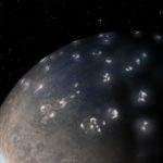 Su Giove fulmini a cascata come sulla Terra