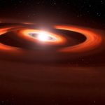Una giovane stella è la culla di due pianeti 